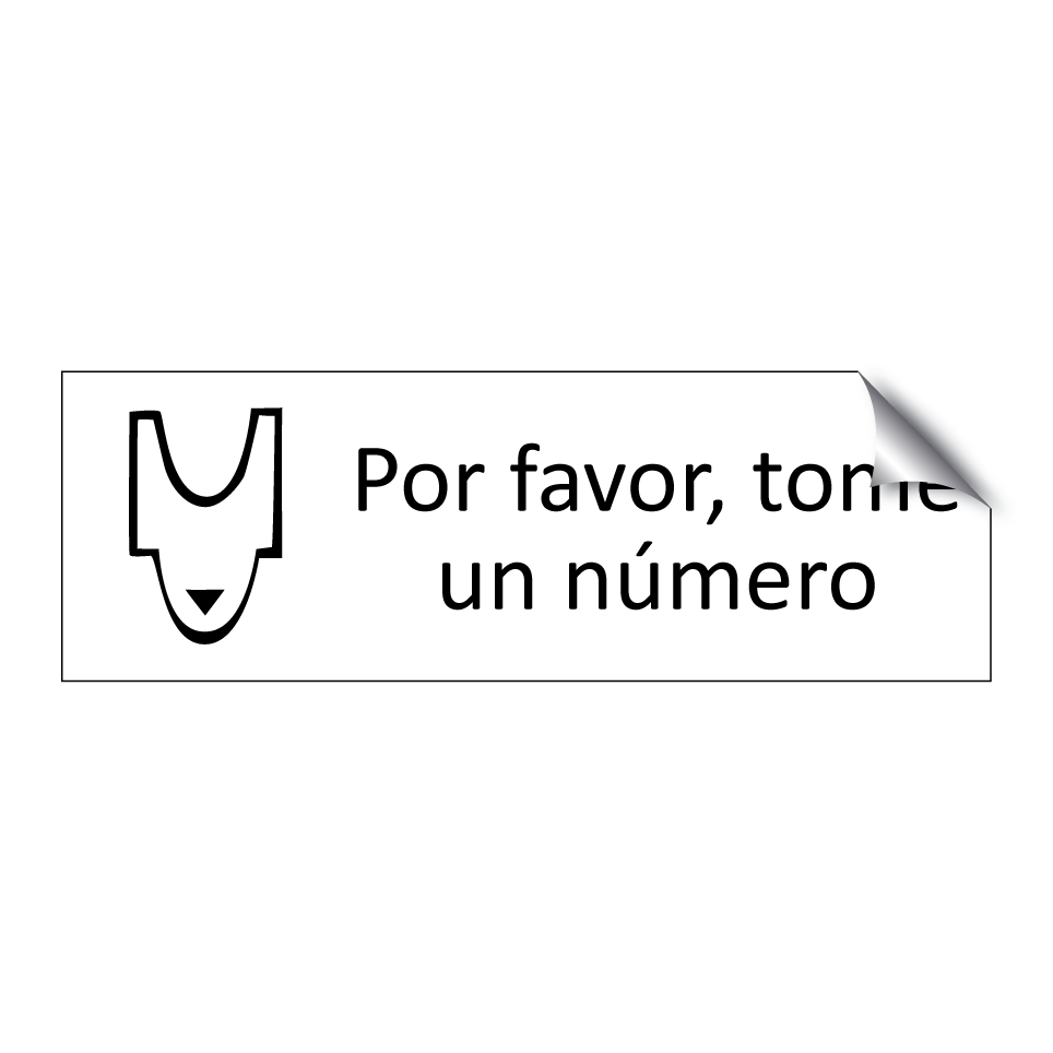 Por favor, tome un número