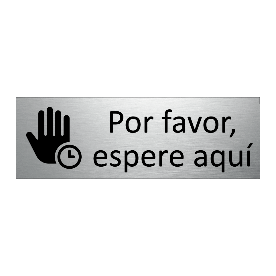 Por favor, espere aquí