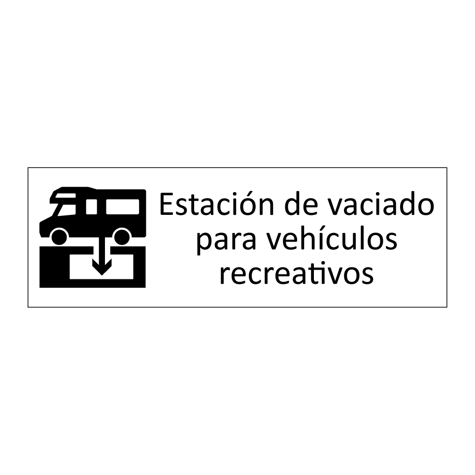 Estación de vaciado para vehículos recreativos