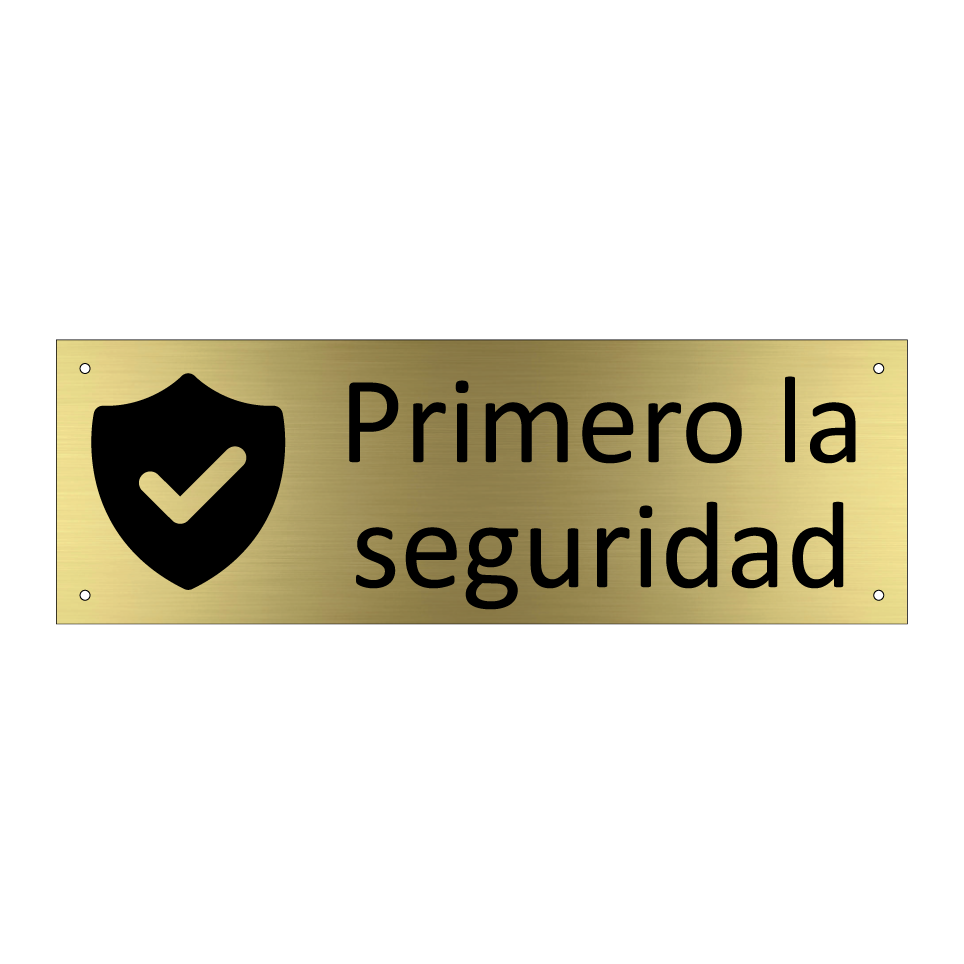 Primero la seguridad