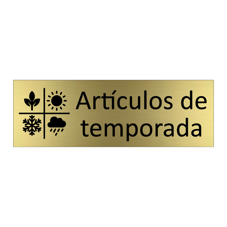 Artículos de temporada