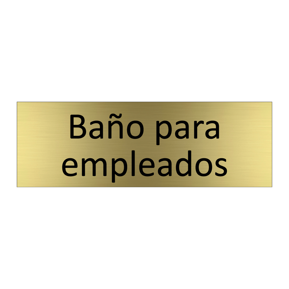 Baño para empleados