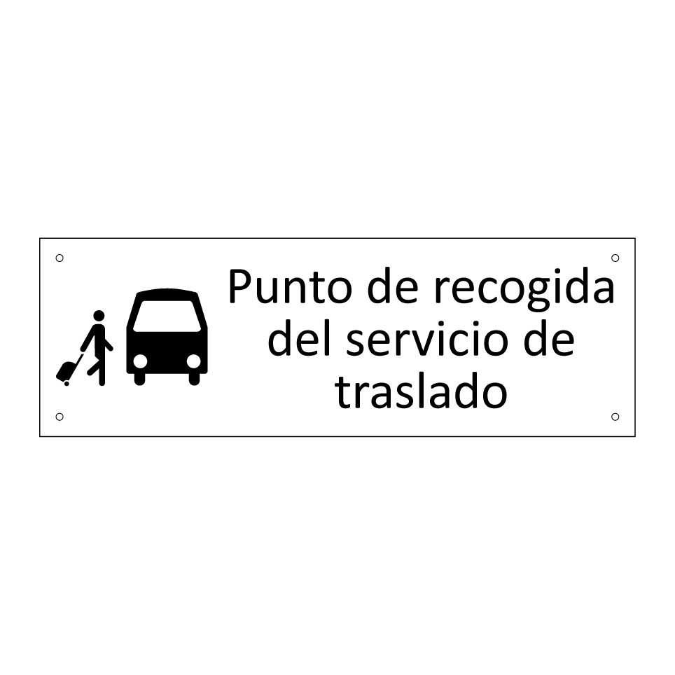 Punto de recogida del servicio de traslado