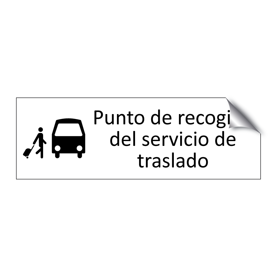 Punto de recogida del servicio de traslado
