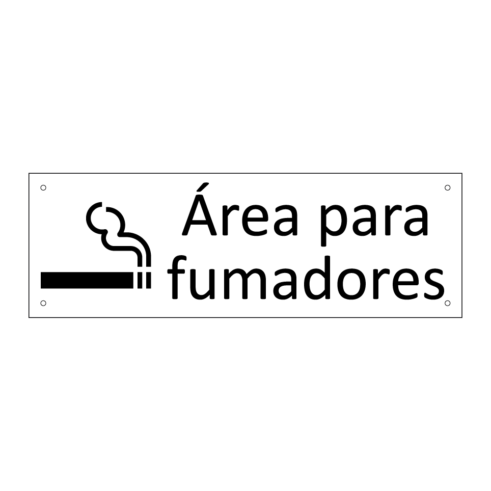 Área para fumadores