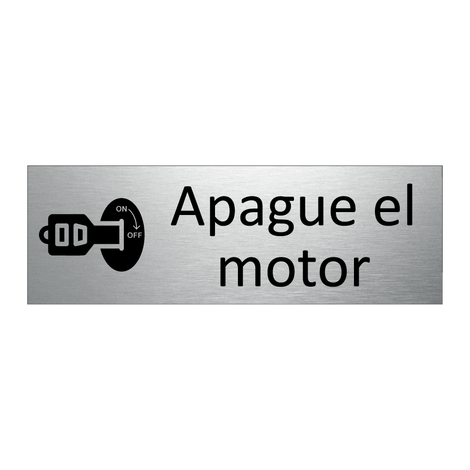 Apague el motor
