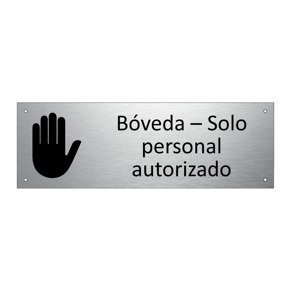 Bóveda – Solo personal autorizado