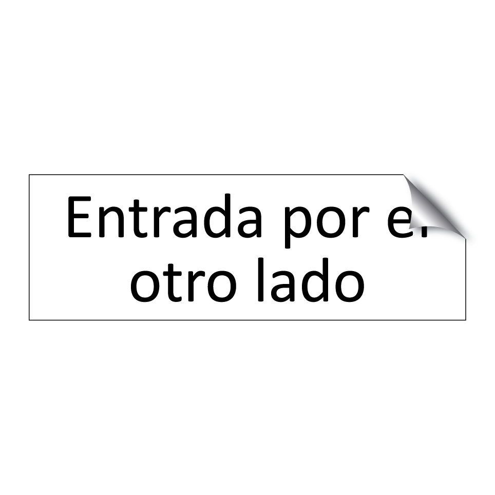 Entrada por el otro lado