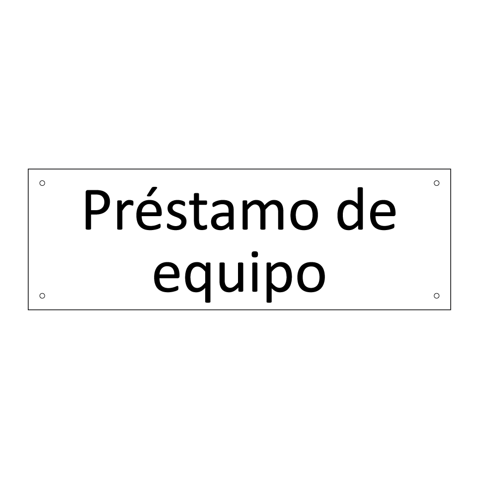 Préstamo de equipo