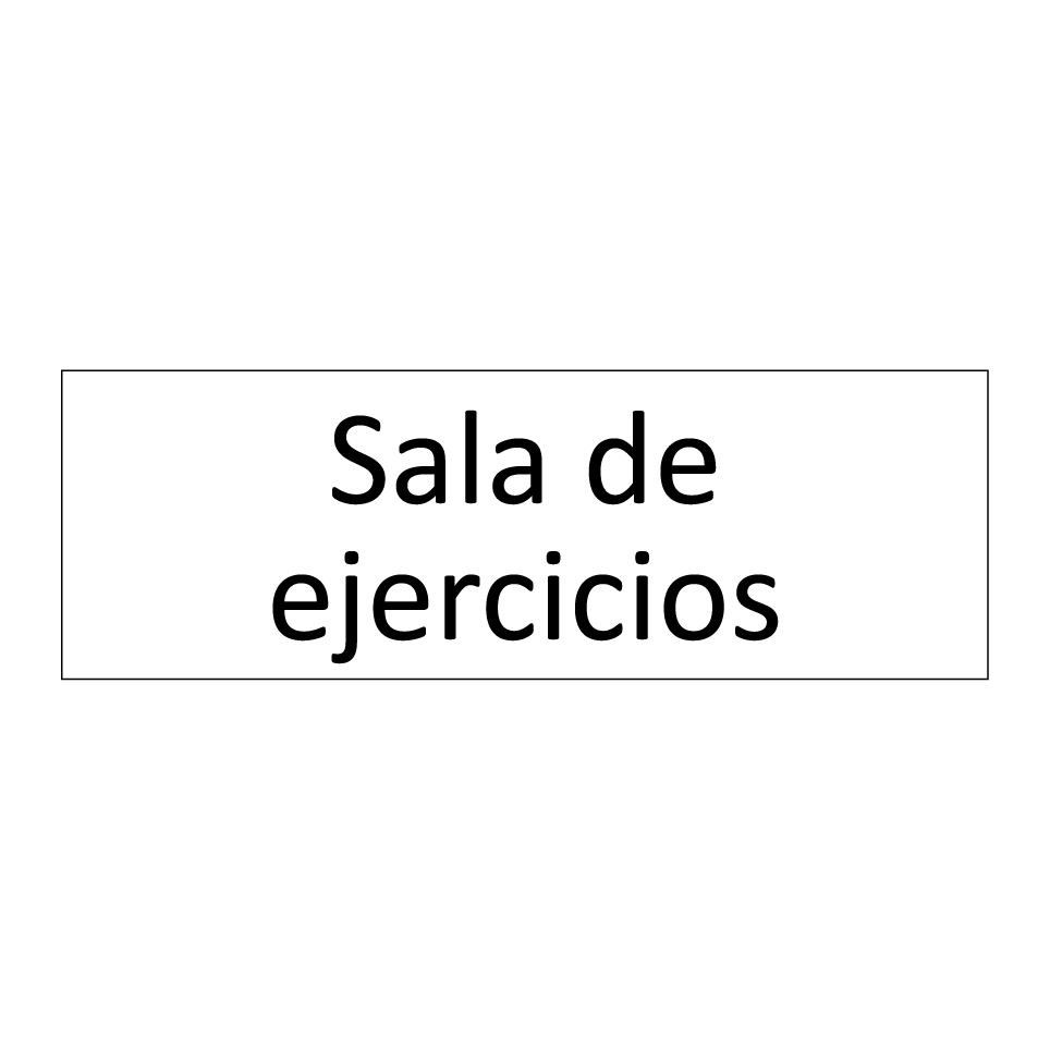 Sala de ejercicios