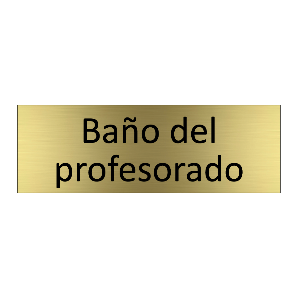 Baño del profesorado