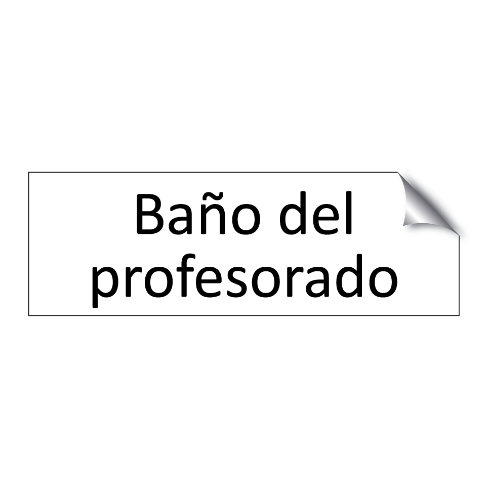 Baño del profesorado