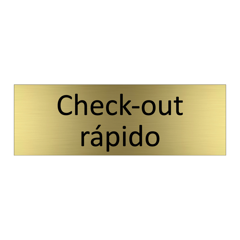 Check-out rápido