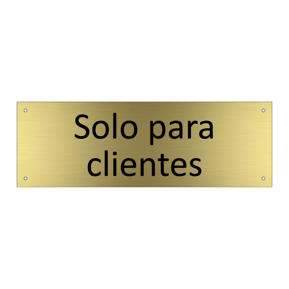 Solo para clientes