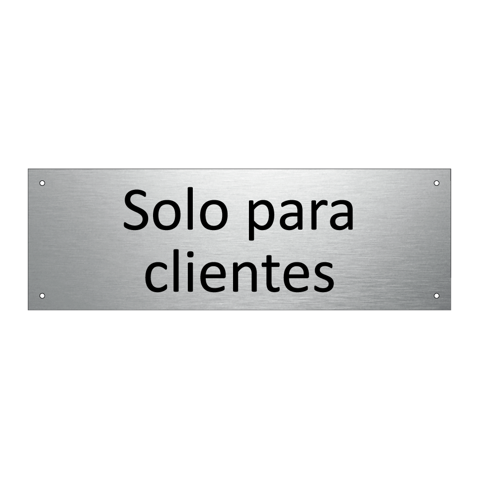 Solo para clientes