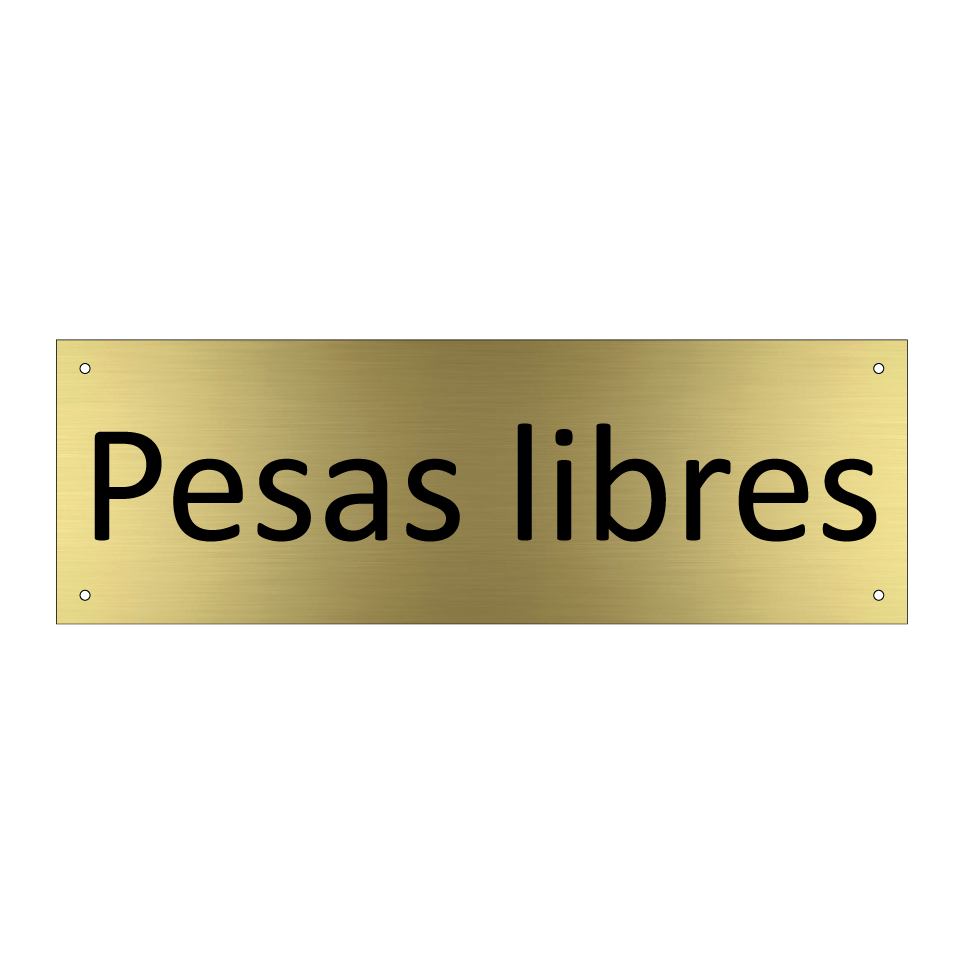 Pesas libres