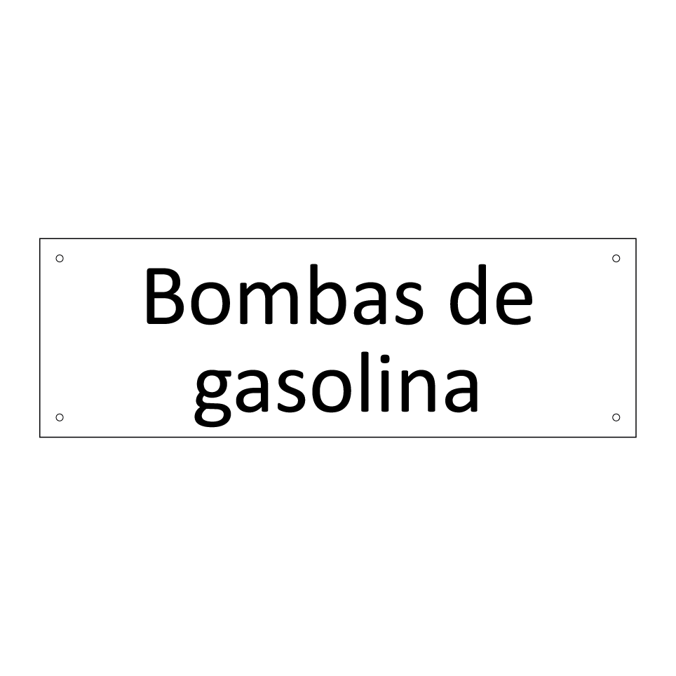 Bombas de gasolina