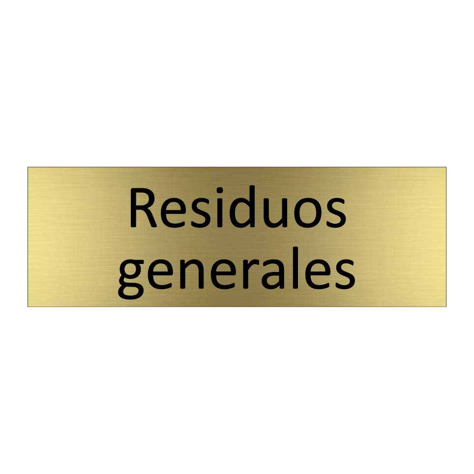 Residuos generales