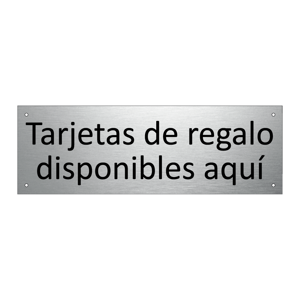 Tarjetas de regalo disponibles aquí