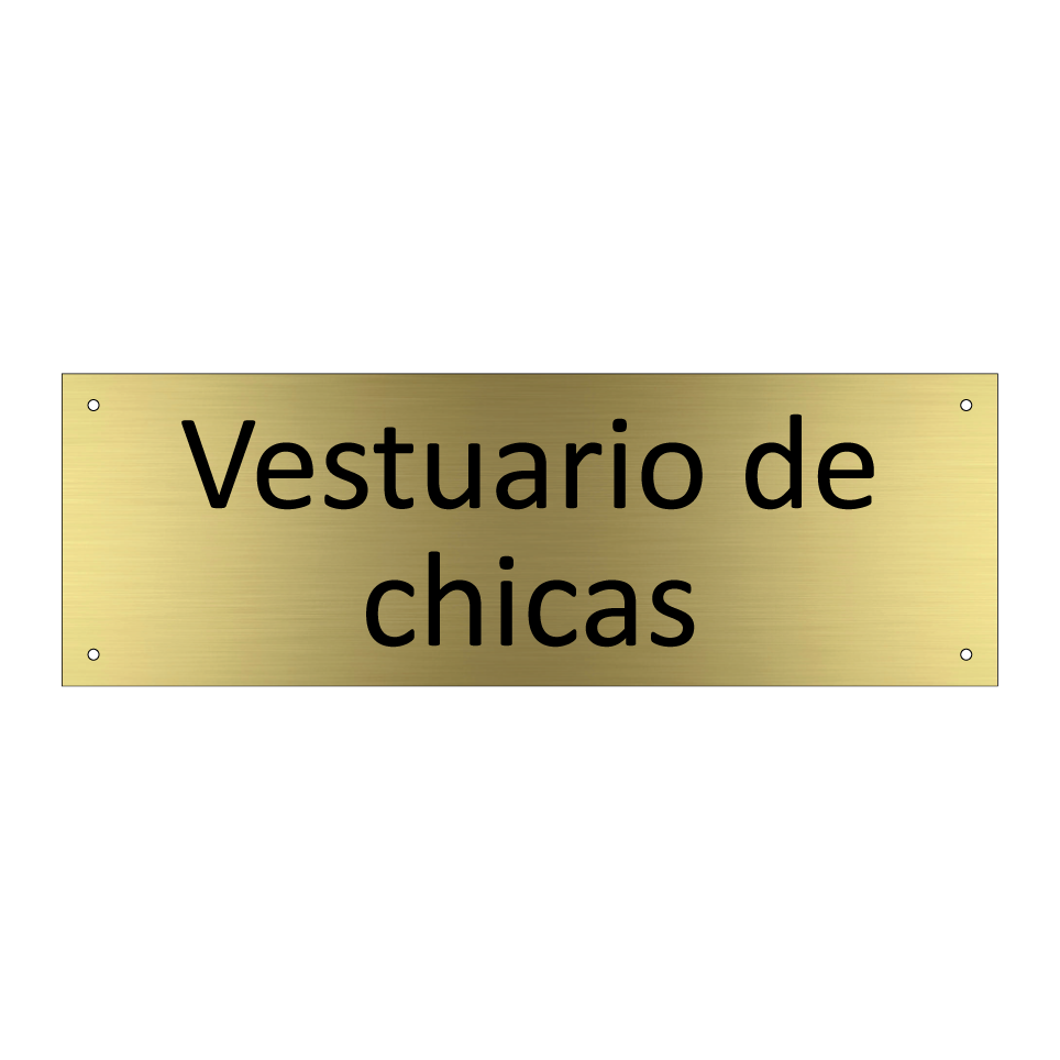 Vestuario de chicas