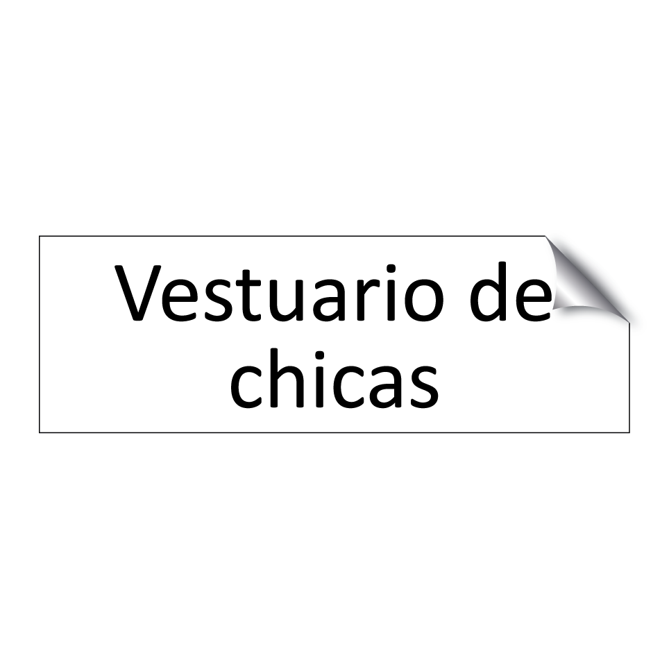 Vestuario de chicas