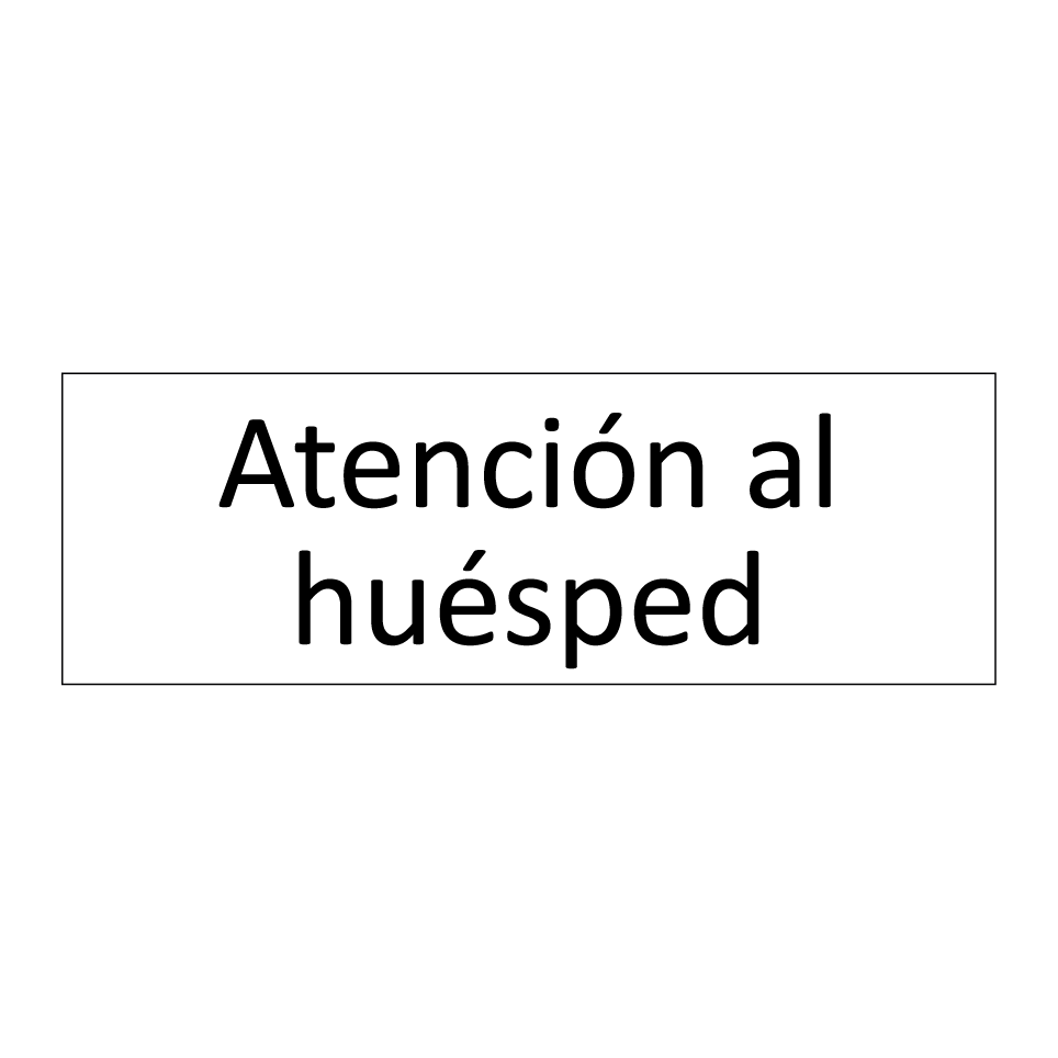 Atención al huésped