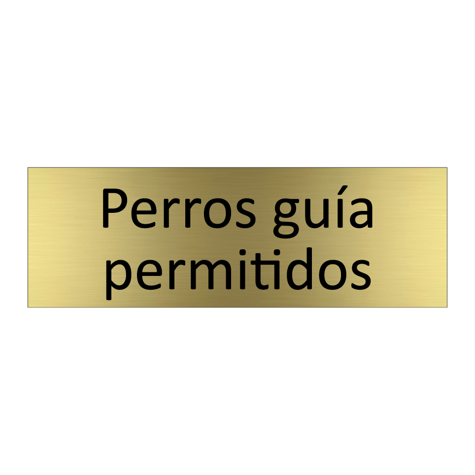 Perros guía permitidos