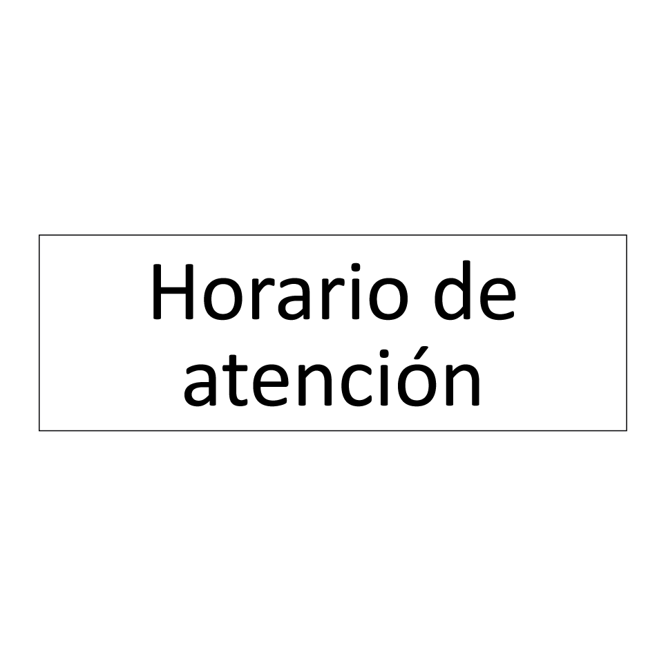 Horario de atención