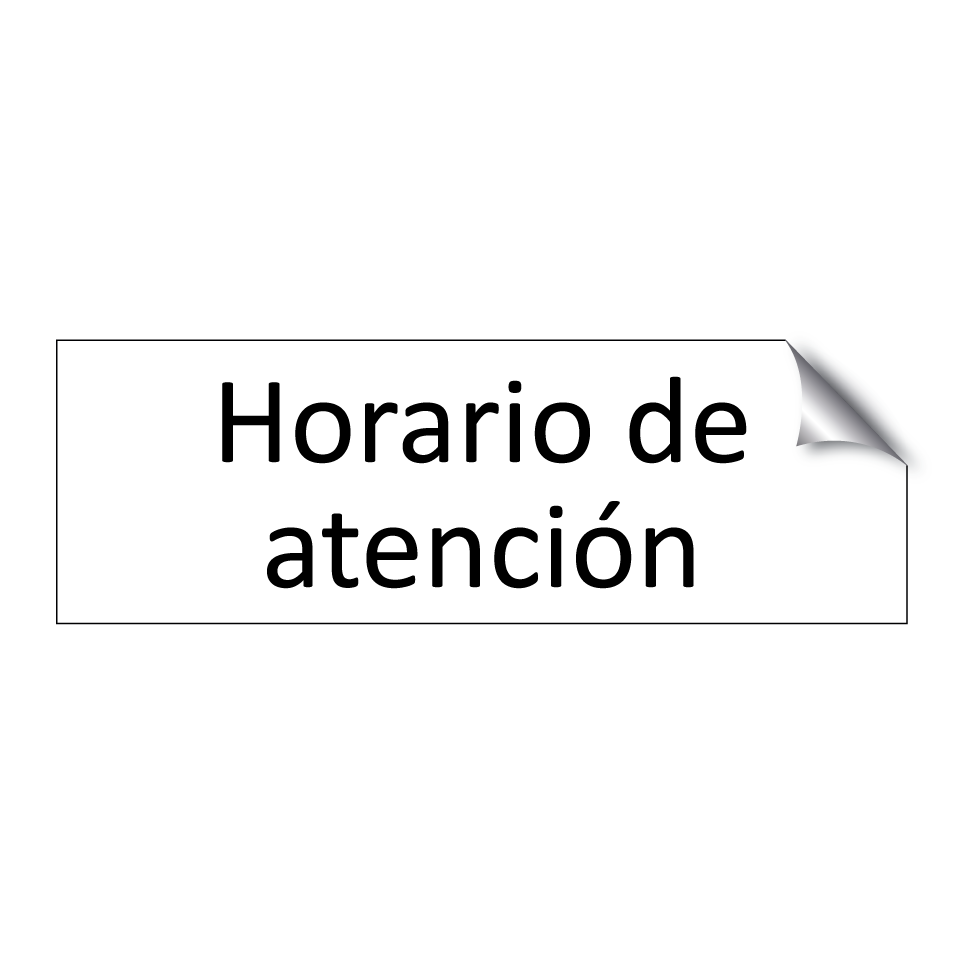 Horario de atención