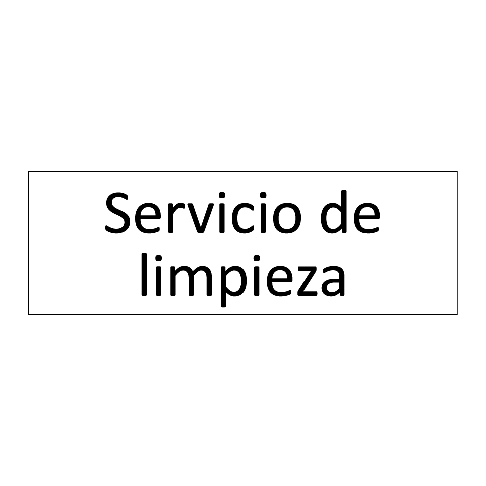 Servicio de limpieza