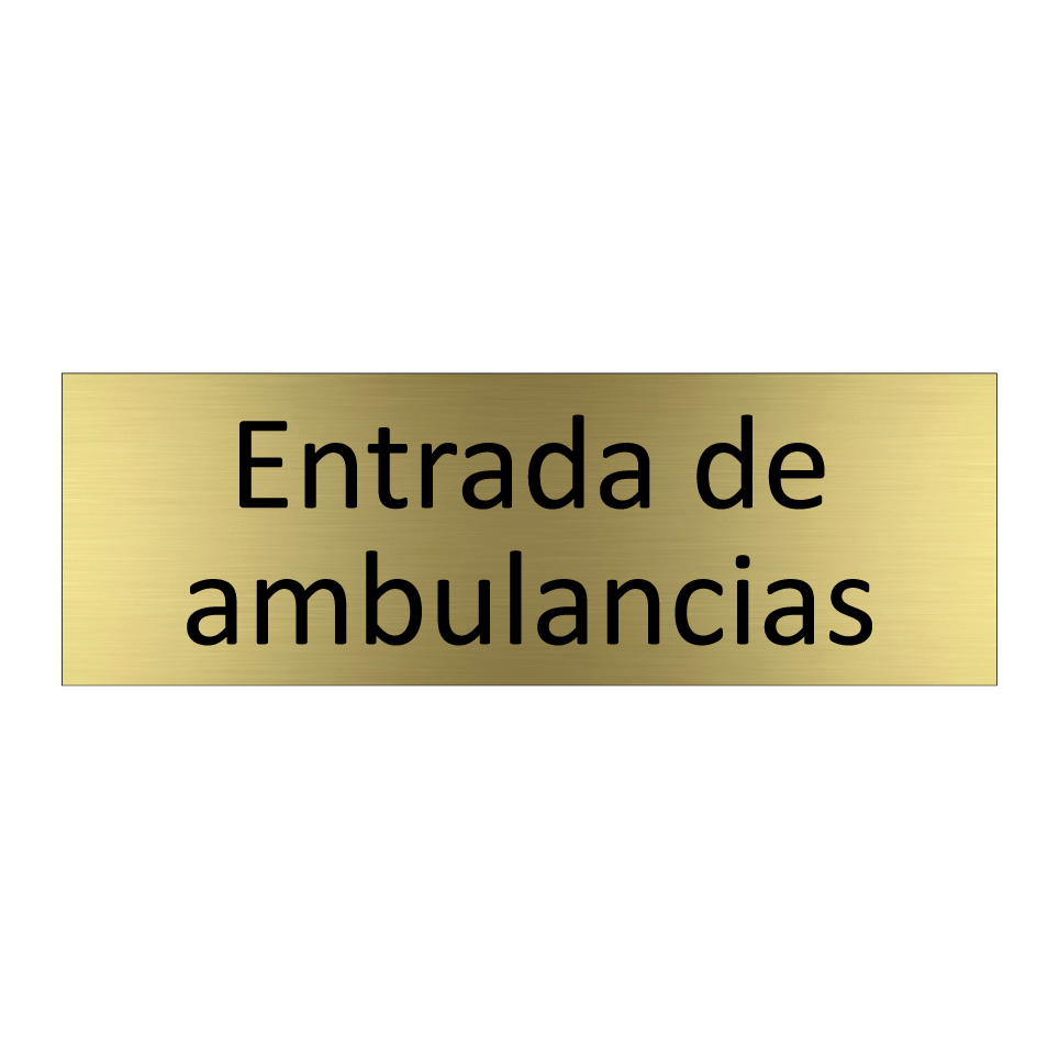 Entrada de ambulancias