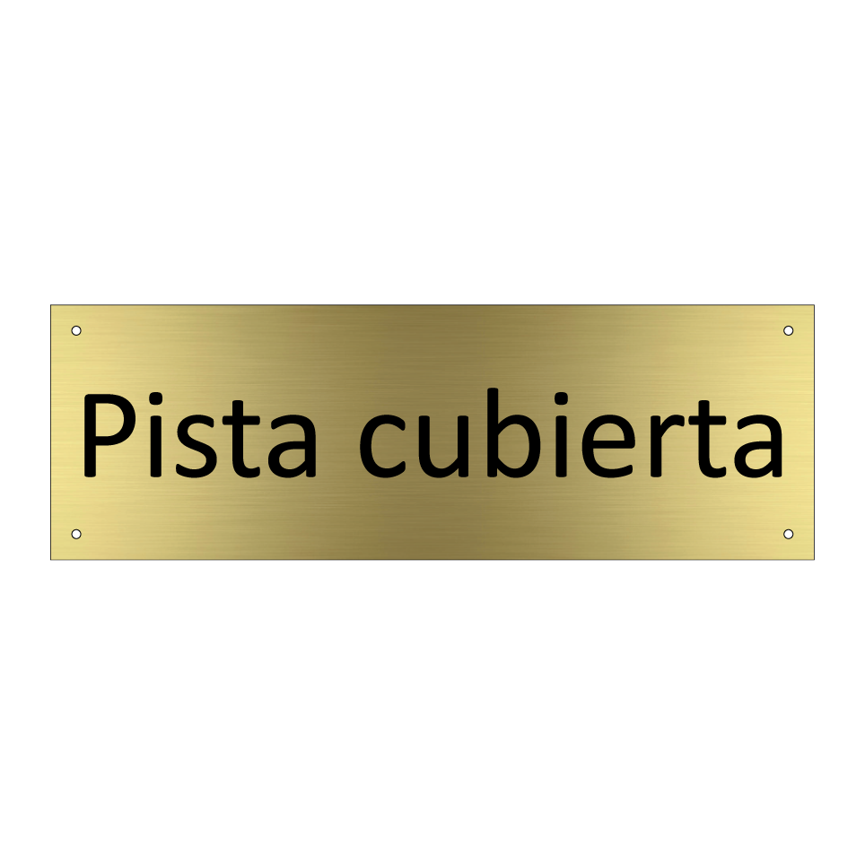 Pista cubierta