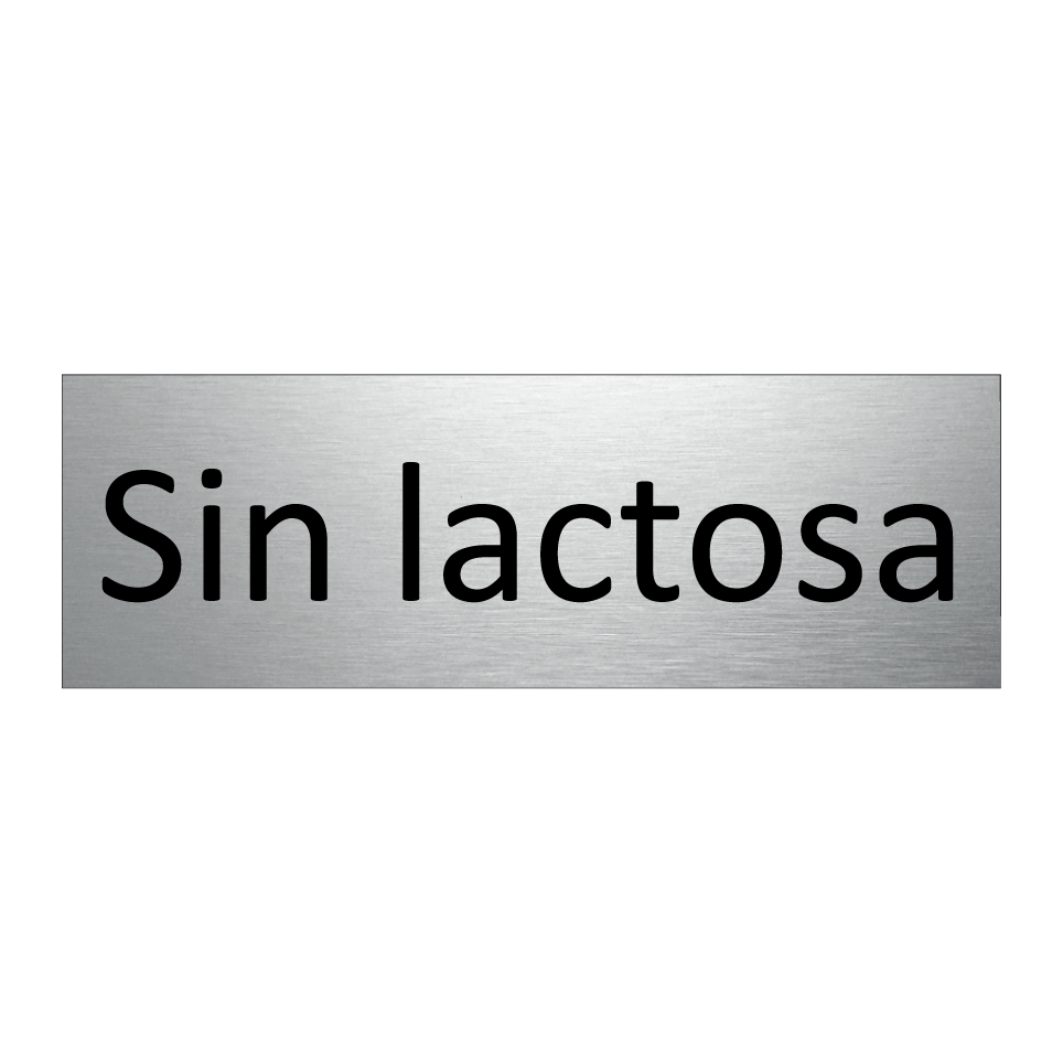 Sin lactosa