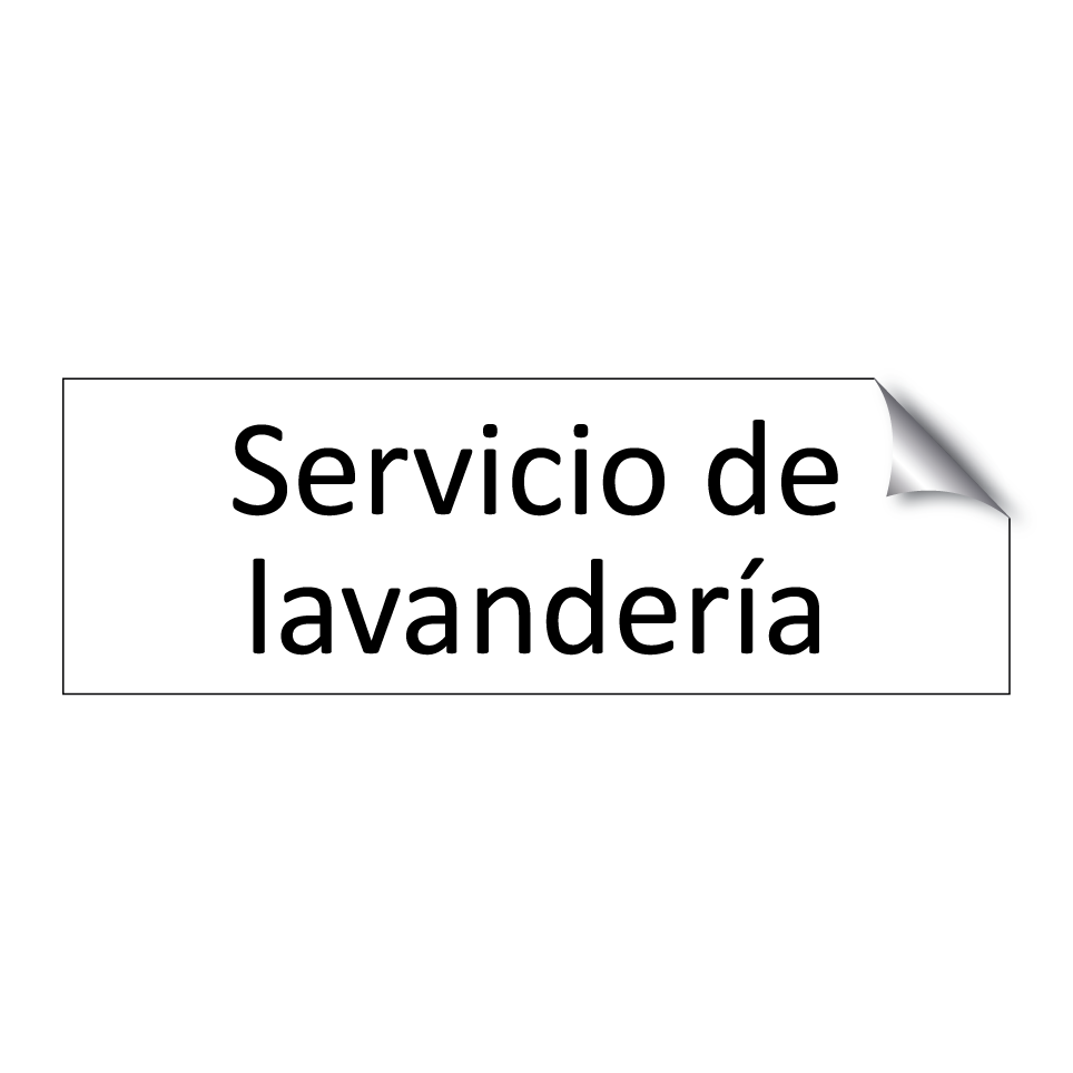 Servicio de lavandería