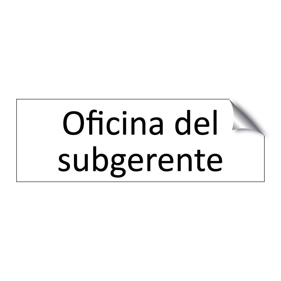 Oficina del subgerente