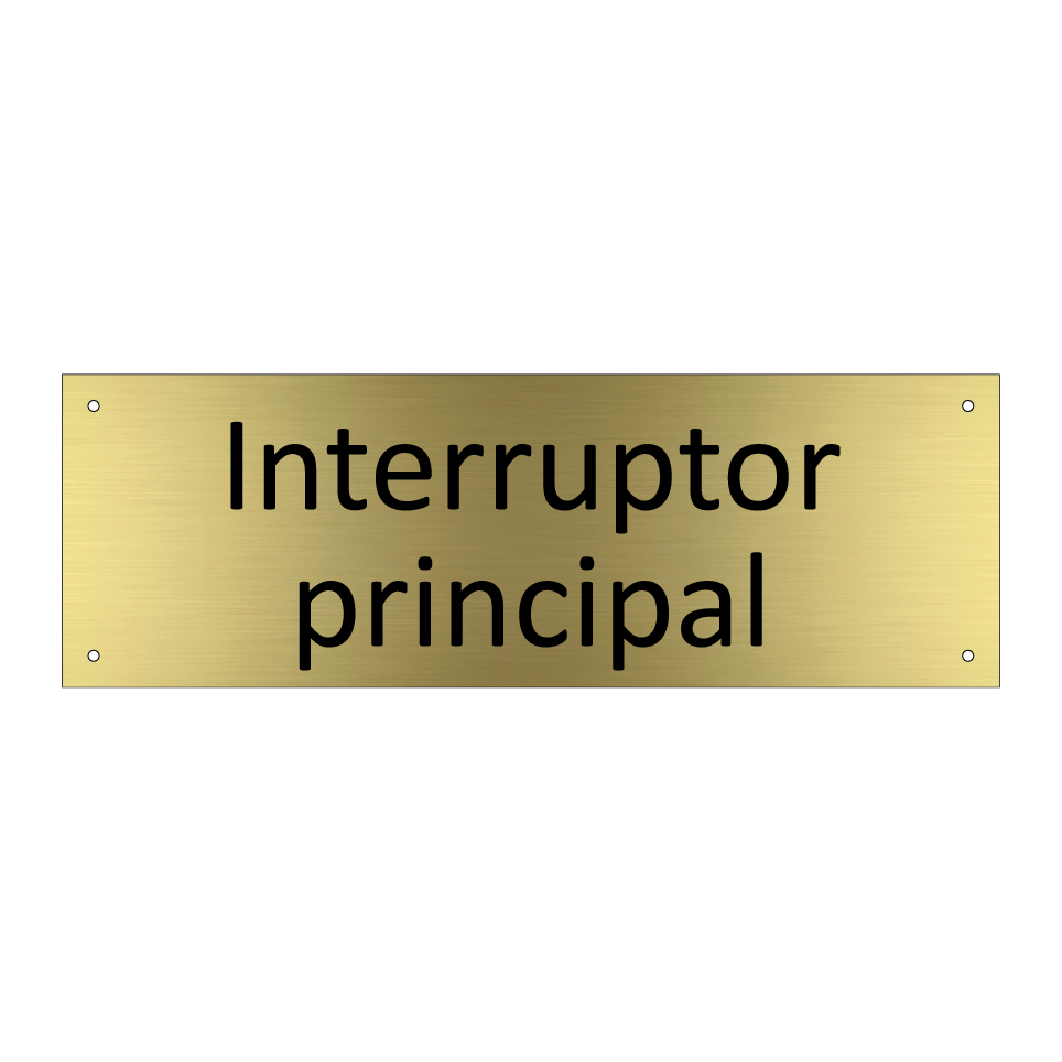Interruptor principal
