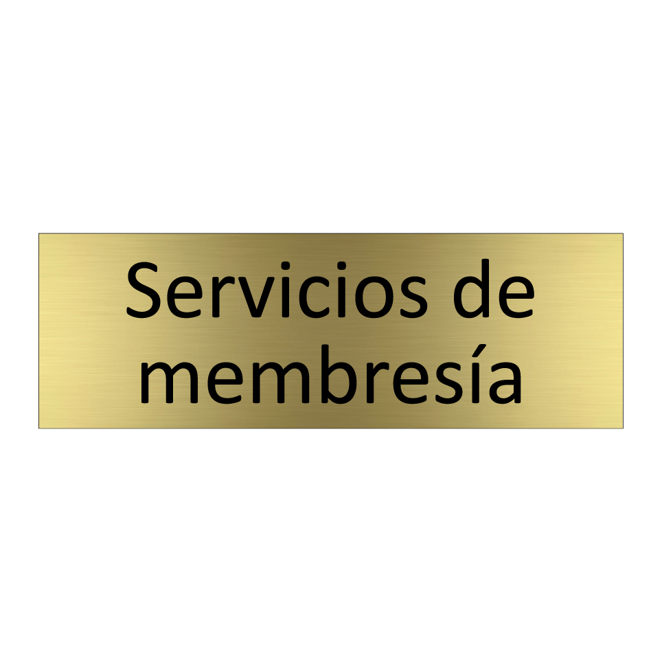 Servicios de membresía