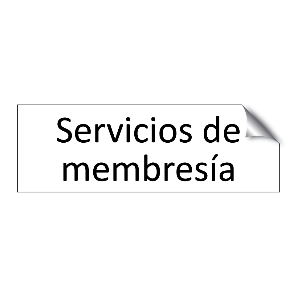Servicios de membresía