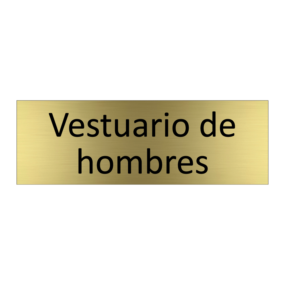Vestuario de hombres