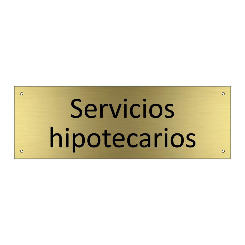 Servicios hipotecarios