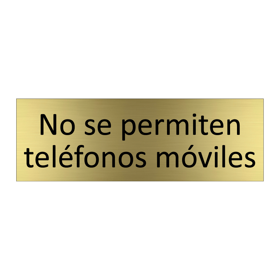 No se permiten teléfonos móviles