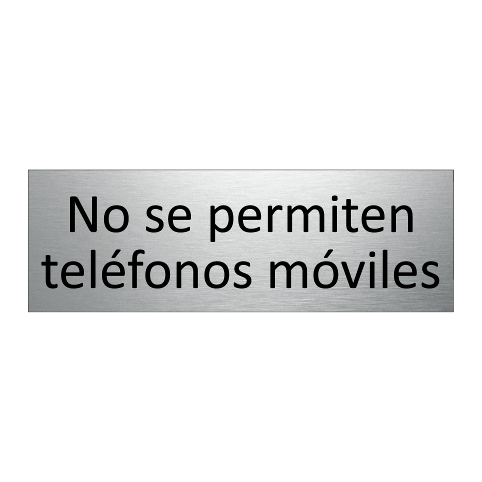No se permiten teléfonos móviles