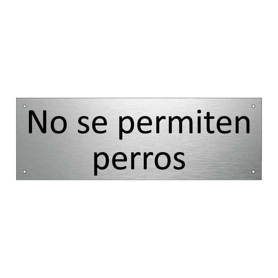 No se permiten perros