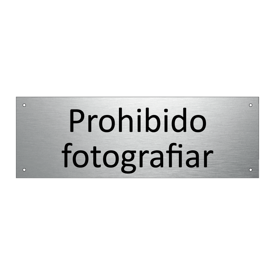 Prohibido fotografiar