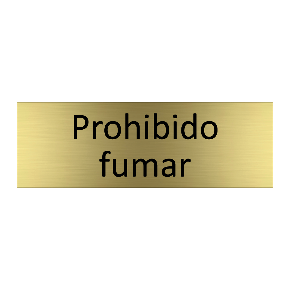 Prohibido fumar