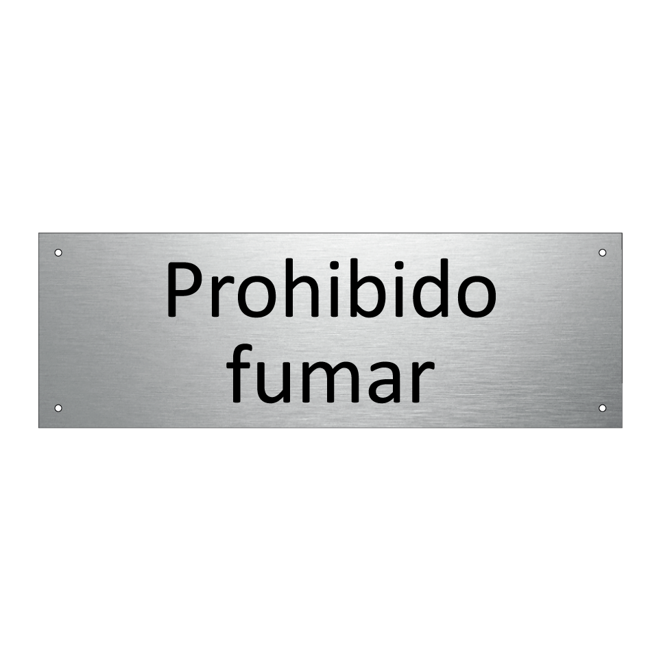 Prohibido fumar