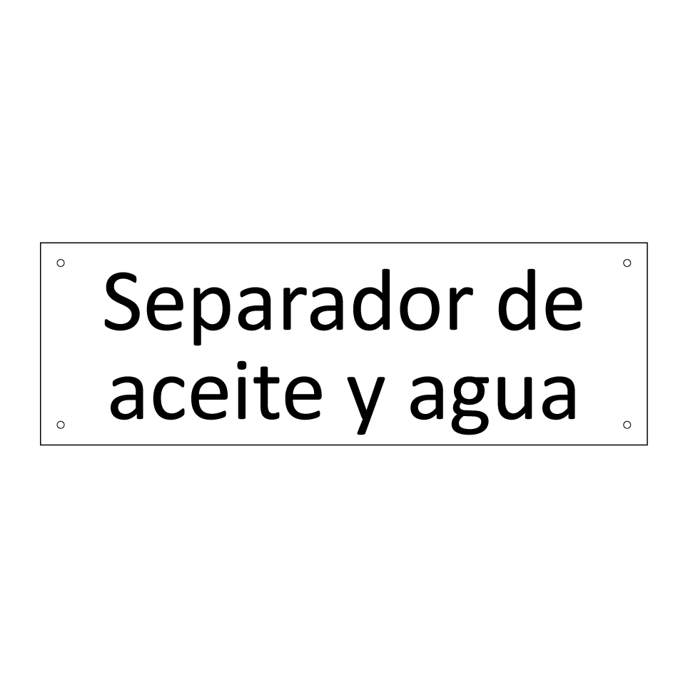 Separador de aceite y agua