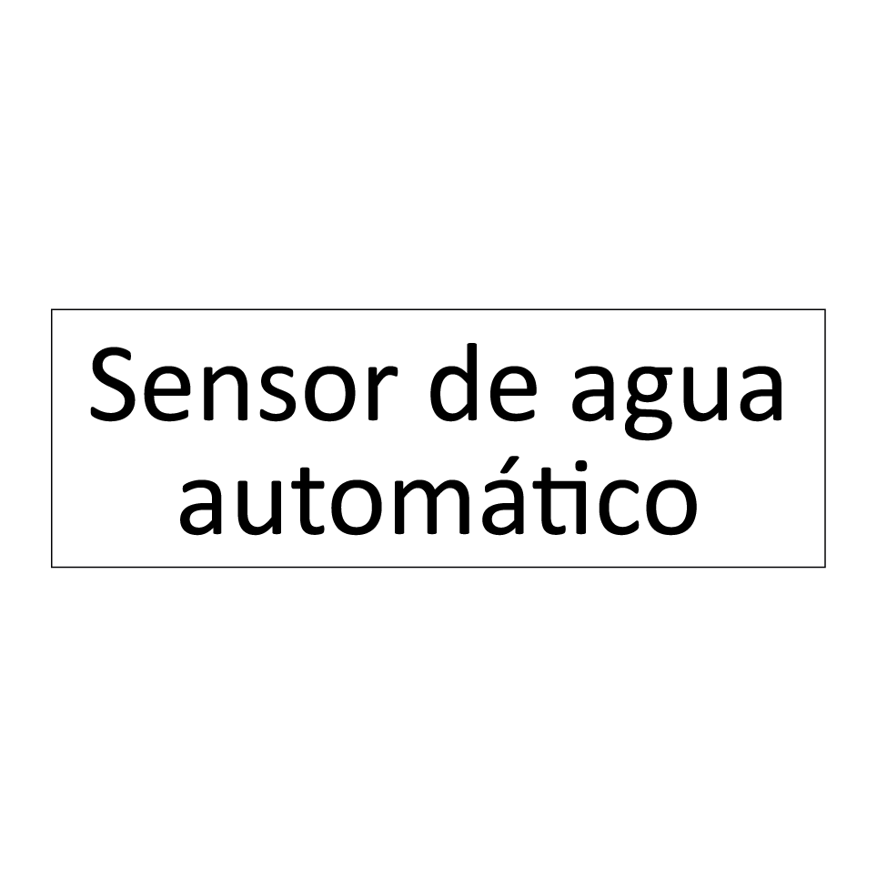 Sensor de agua automático