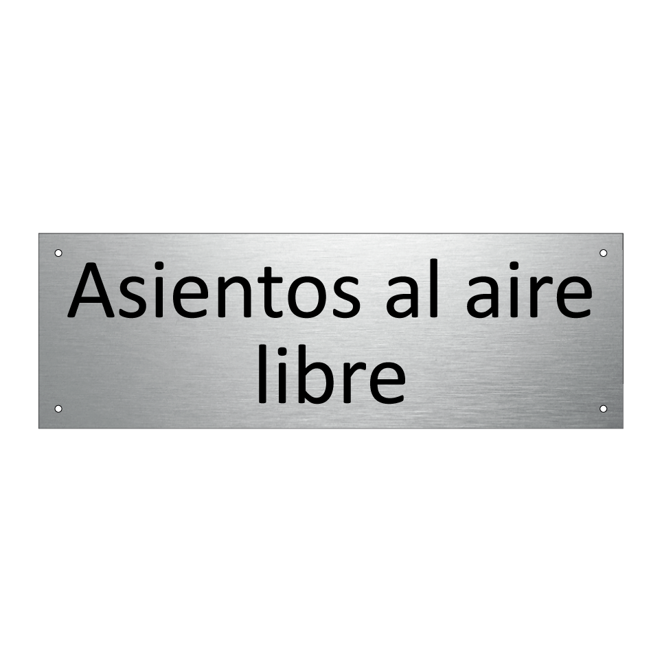 Asientos al aire libre