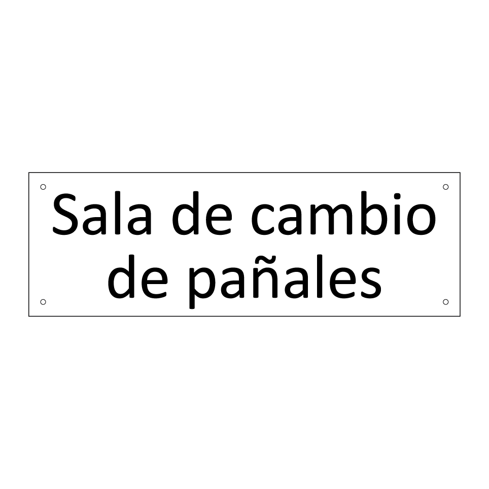 Sala de cambio de pañales